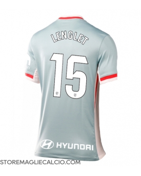 Atletico Madrid Clement Lenglet #15 Maglia Gara Trasferta Repliche 2024-25 Donna